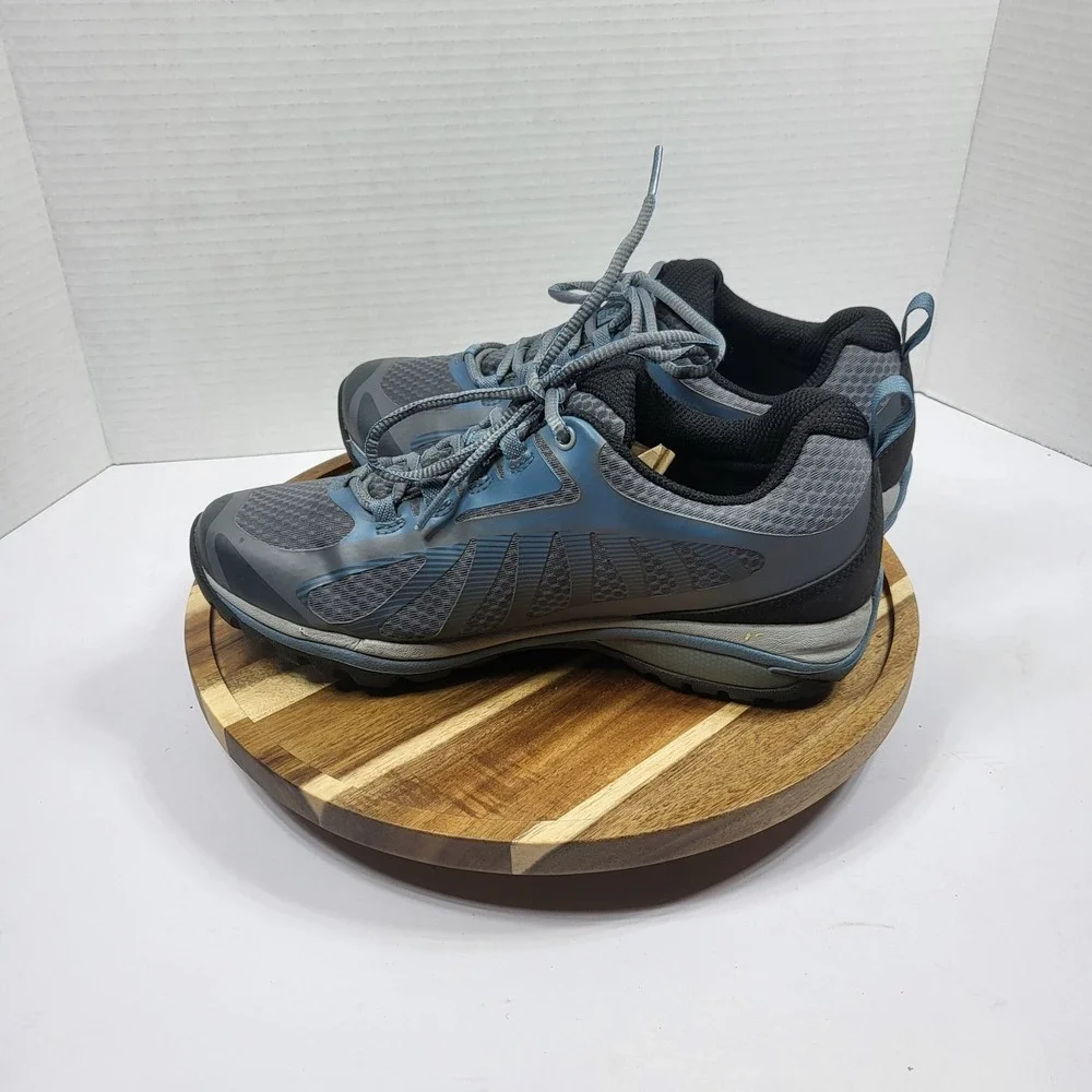 Merrell Women's Siren Edge 3 Waterproof Hiking‎ Shoes Blue Grey J034446 Size 7.5
